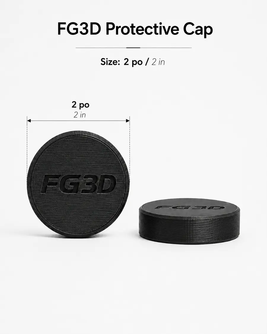 Capuchon de protection 2 po — fiche avec dimensions